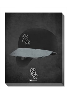 Chicago White Sox Ghost Helmet Canvas Wall Art