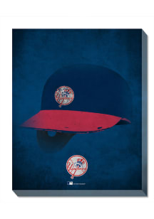 New York Yankees Ghost Helmet Canvas Wall Art