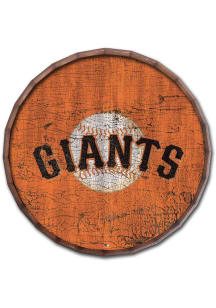 San Francisco Giants Cracked Color 24 Inch Barrel Top Sign