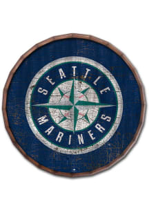 Seattle Mariners Cracked Color 24 Inch Barrel Top Sign