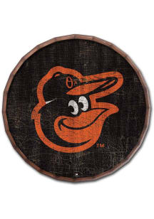 Baltimore Orioles Cracked Color 24 Inch Barrel Top Sign