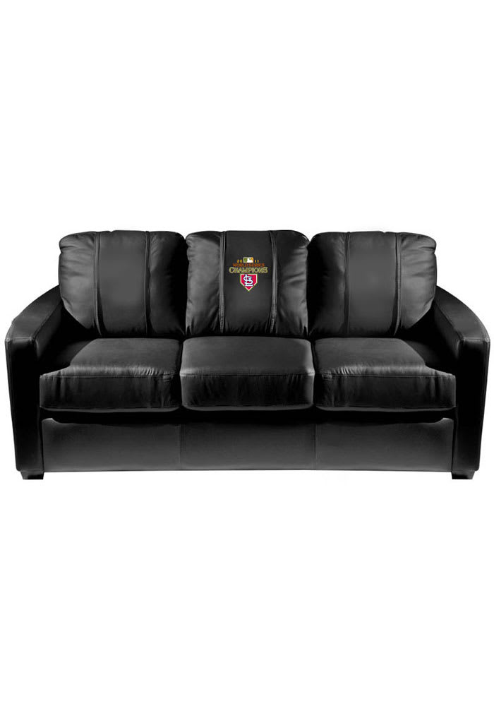 St Louis Cardinals Faux Leather Sofa