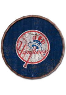 New York Yankees Cracked Color 24 Inch Barrel Top Sign