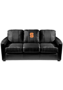 Syracuse Orange Faux Leather Sofa