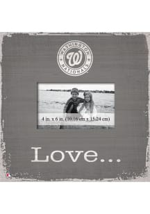 Washington Nationals Love Picture Picture Frame