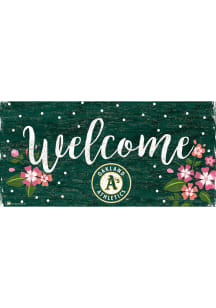 Oakland Athletics Welcome Floral Sign