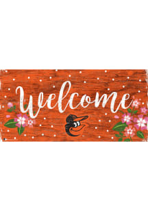 Baltimore Orioles Welcome Floral Sign