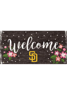 San Diego Padres Welcome Floral Sign