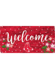 Boston Red Sox Welcome Floral Sign