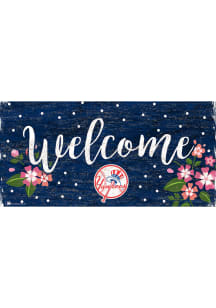 New York Yankees Welcome Floral Sign