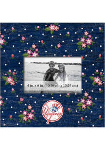 New York Yankees Floral Picture Frame