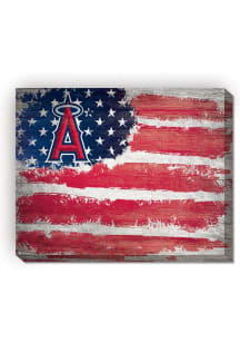 Los Angeles Angels Flag 16x20 Wall Art