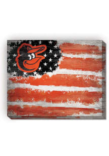 Baltimore Orioles Flag 16x20 Wall Art