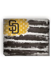 San Diego Padres Flag 16x20 Wall Art