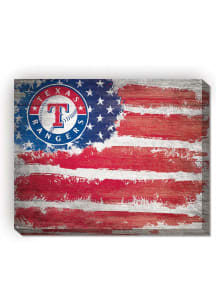Texas Rangers Flag 16x20 Wall Art
