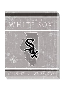 Chicago White Sox Coordinates 16x20 Wall Art