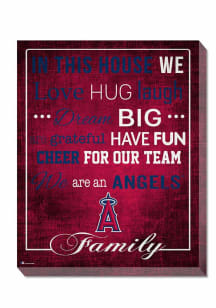 Los Angeles Angels In This House 16x20 Wall Art