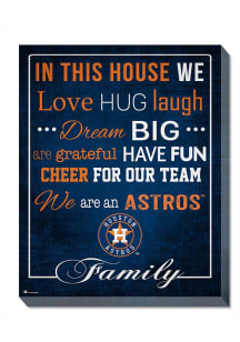 Houston Astros In This House 16x20 Wall Art