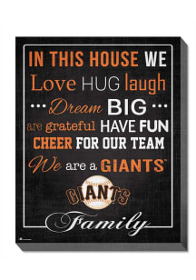 San Francisco Giants In This House 16x20 Wall Art