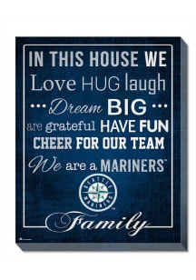 Seattle Mariners In This House 16x20 Wall Art