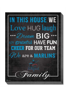 Miami Marlins In This House 16x20 Wall Art