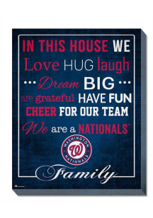Washington Nationals In This House 16x20 Wall Art