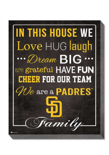 San Diego Padres In This House 16x20 Wall Art