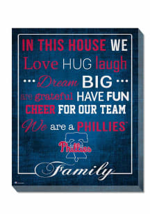 Philadelphia Phillies In This House 16x20 Wall Art