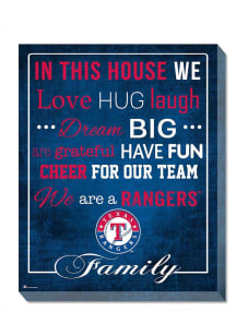 Texas Rangers In This House 16x20 Wall Art