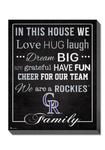 Colorado Rockies In This House 16x20 Wall Art