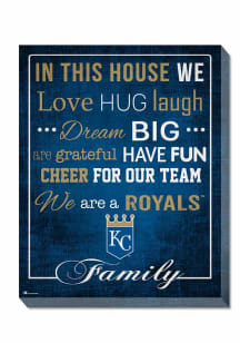 Kansas City Royals In This House 16x20 Wall Art