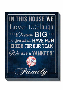 New York Yankees In This House 16x20 Wall Art