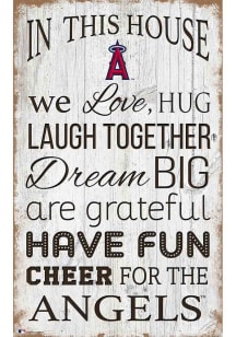 Los Angeles Angels In This House 11x19 Sign