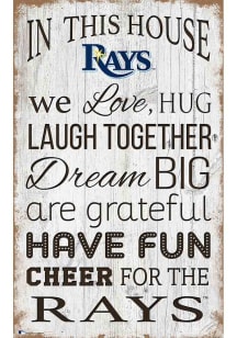Tampa Bay Rays In This House 11x19 Sign