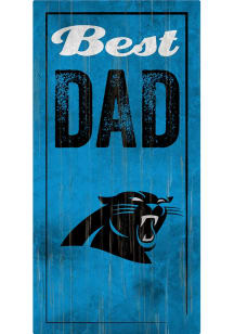 Carolina Panthers Best Dad Sign
