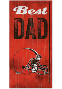 Cleveland Browns Best Dad Sign
