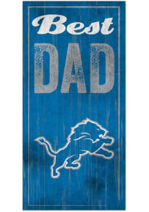 Detroit Lions Best Dad Sign