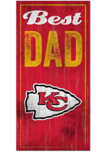Kansas City Chiefs Best Dad Sign