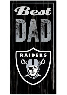 Las Vegas Raiders Best Dad Sign