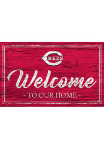 Cincinnati Reds Team Welcome 11x19 Sign
