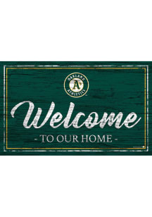 Oakland Athletics Welcome to our Home 6x12 Sign