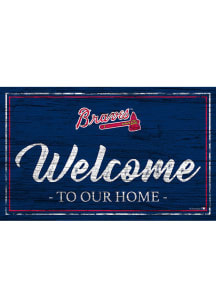 Atlanta Braves Welcome to our Home 6x12 Sign