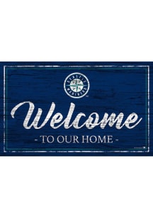 Seattle Mariners Welcome to our Home 6x12 Sign