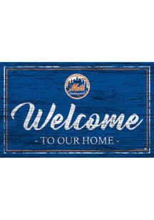 New York Mets Welcome to our Home 6x12 Sign
