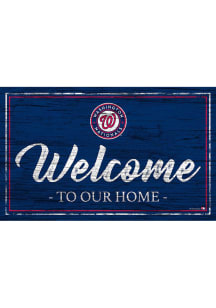 Washington Nationals Welcome to our Home 6x12 Sign