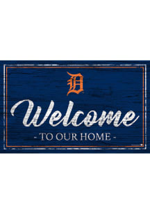 Detroit Tigers Team Welcome 11x19 Sign