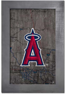Los Angeles Angels City Map Sign