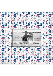 Philadelphia Phillies Floral Pattern Picture Frame