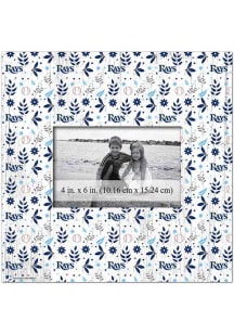Tampa Bay Rays Floral Pattern Picture Frame