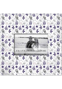 Colorado Rockies Floral Pattern Picture Frame